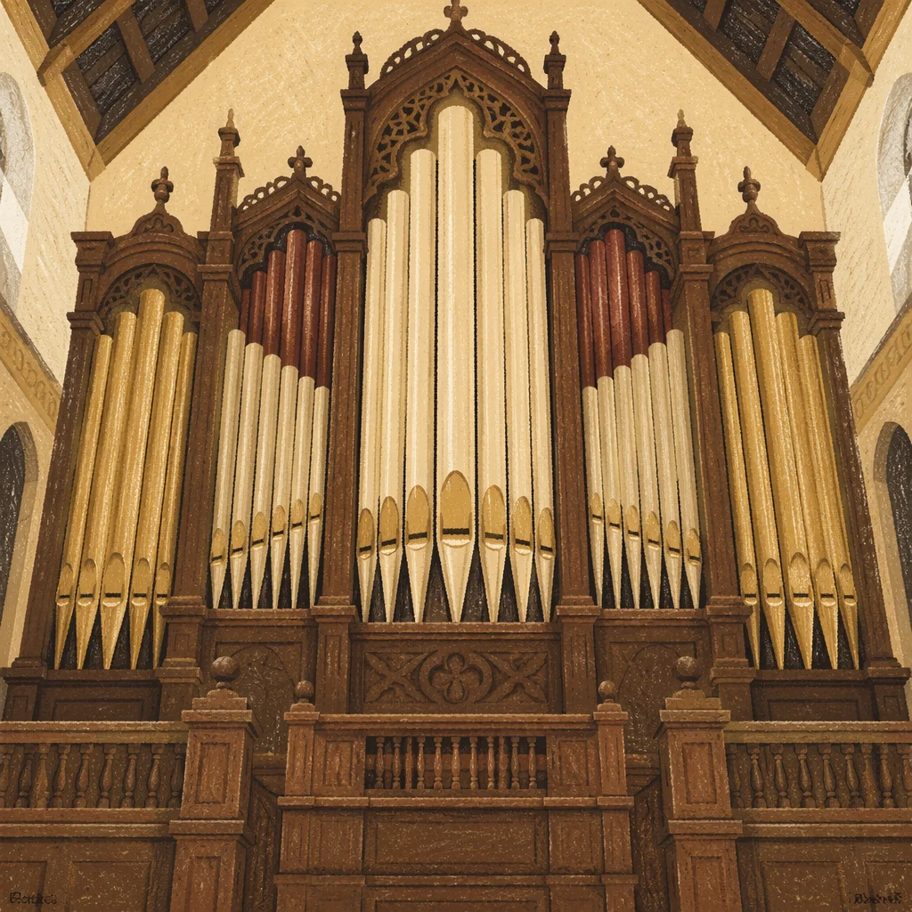 Grand Traditional Pipe Organ in Sanctuary
