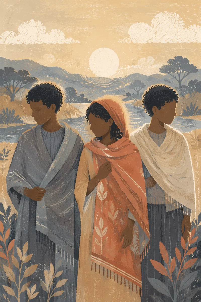 Respectful Rural Community Portrait by River