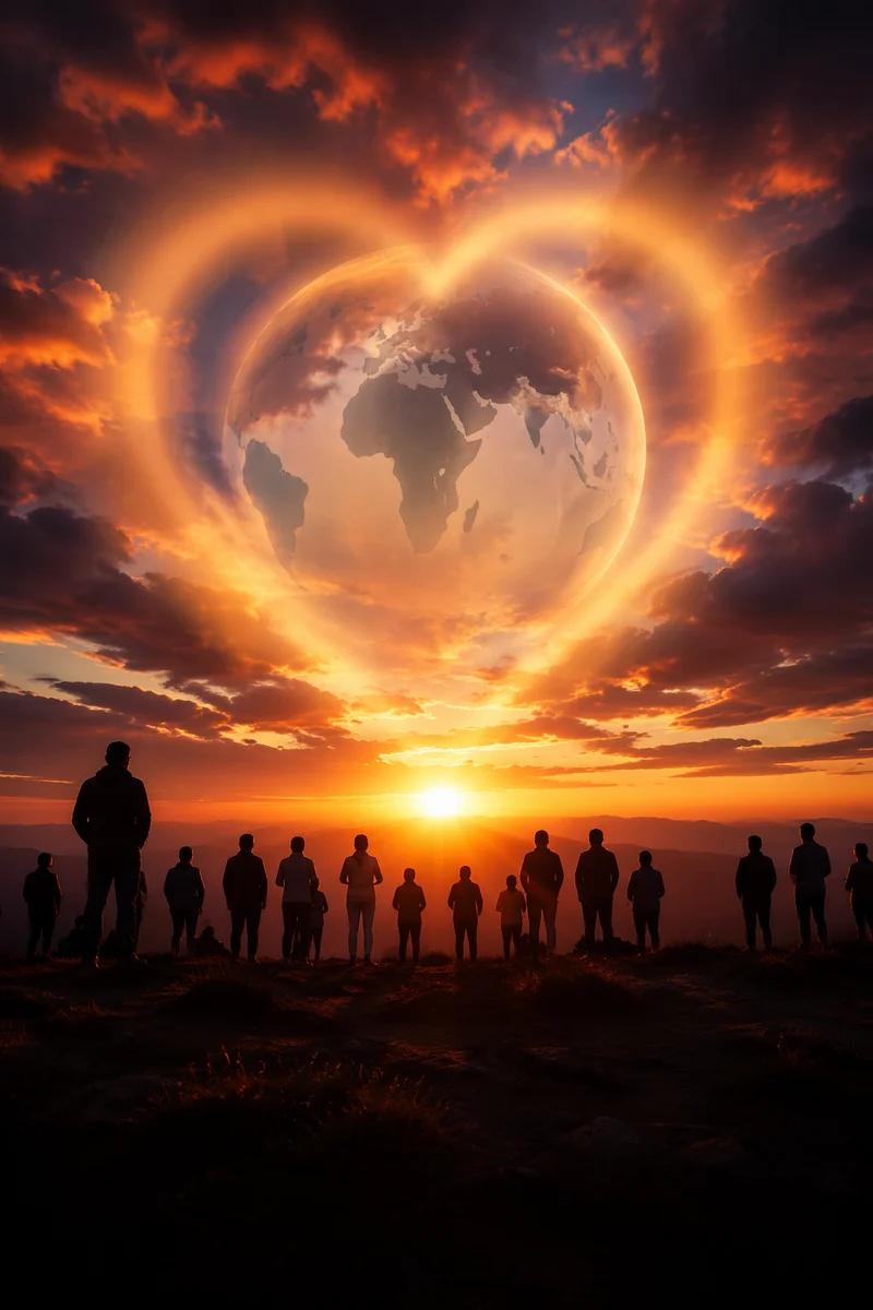 Global Compassion Prayer at Sunset