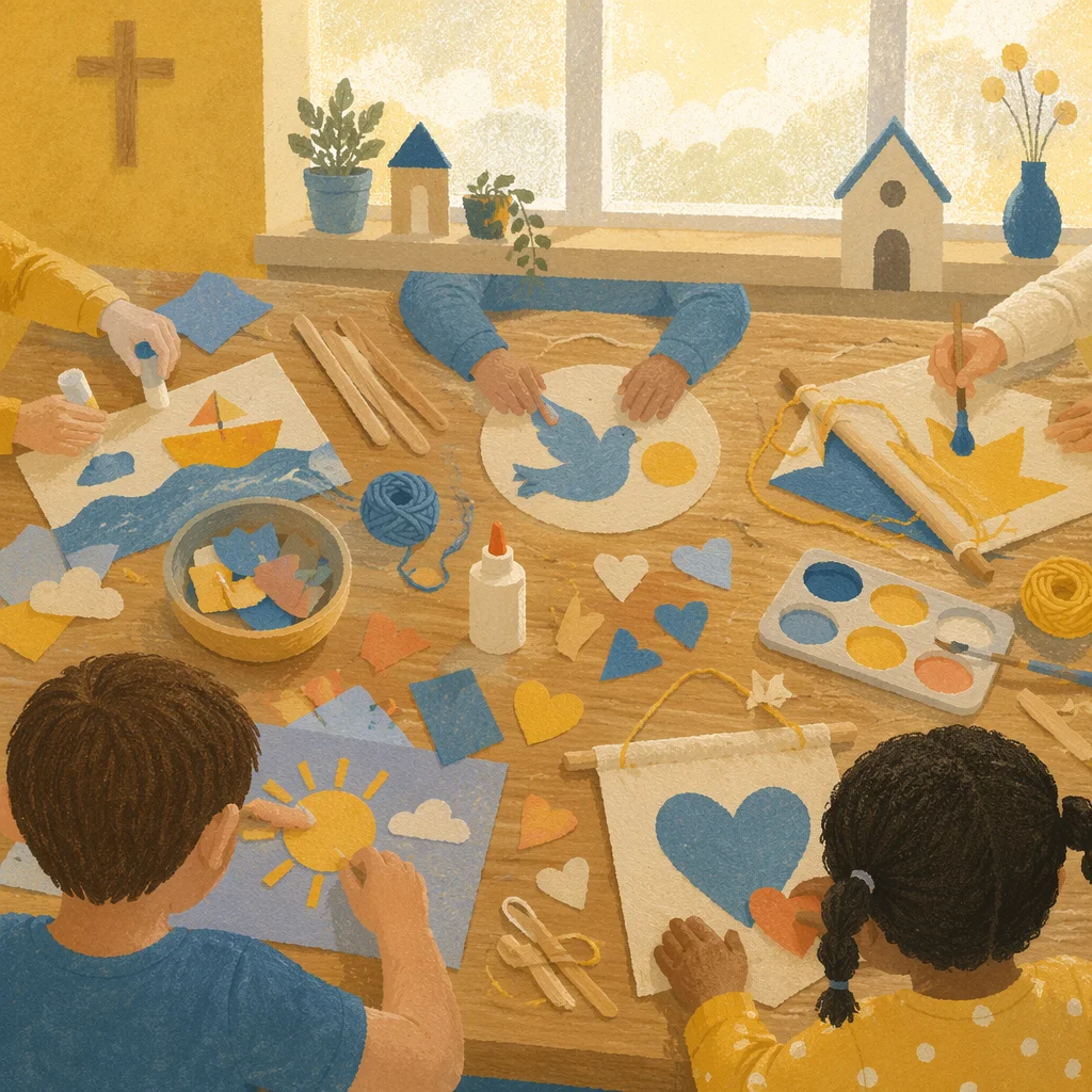 Vacation Bible School Craft Table Activity
