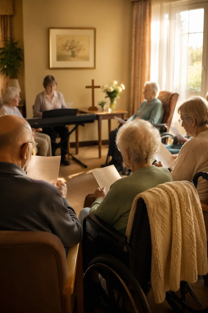 Hymn Gathering at a Nursing Home