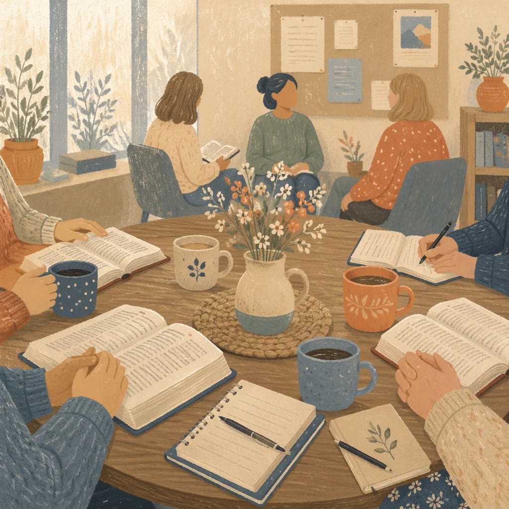 Cozy Women Bible Study Coffee Gathering