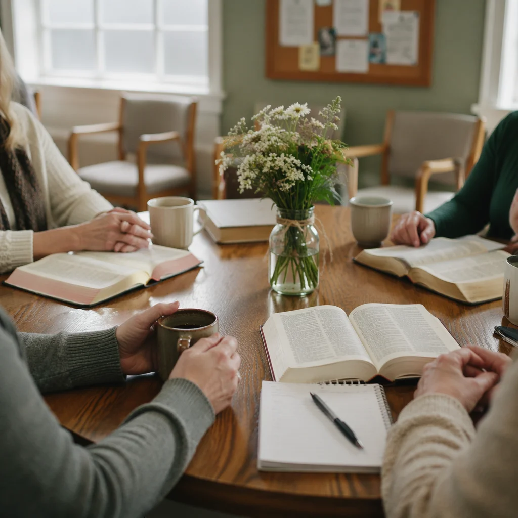 Women’s Bible Study Coffee Fellowship Scene
