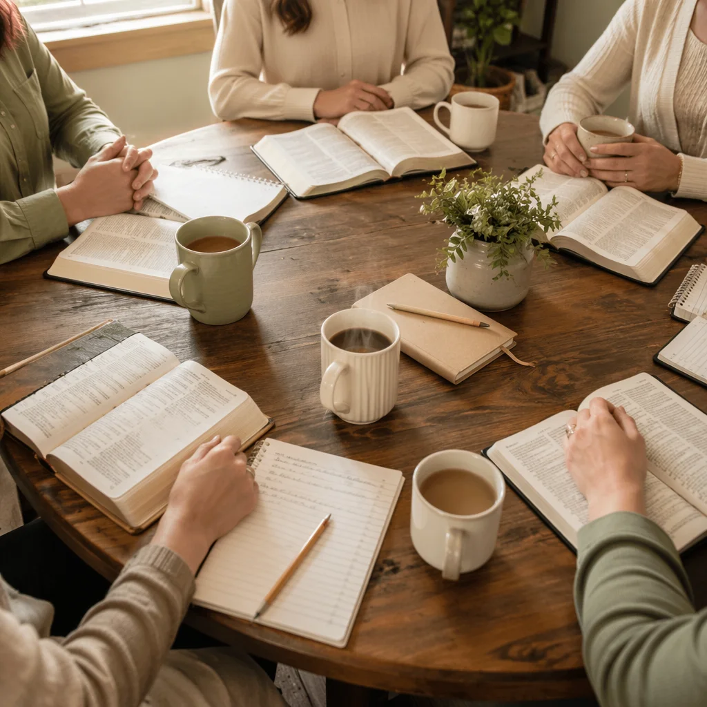 Womens Bible Study Coffee Fellowship Table