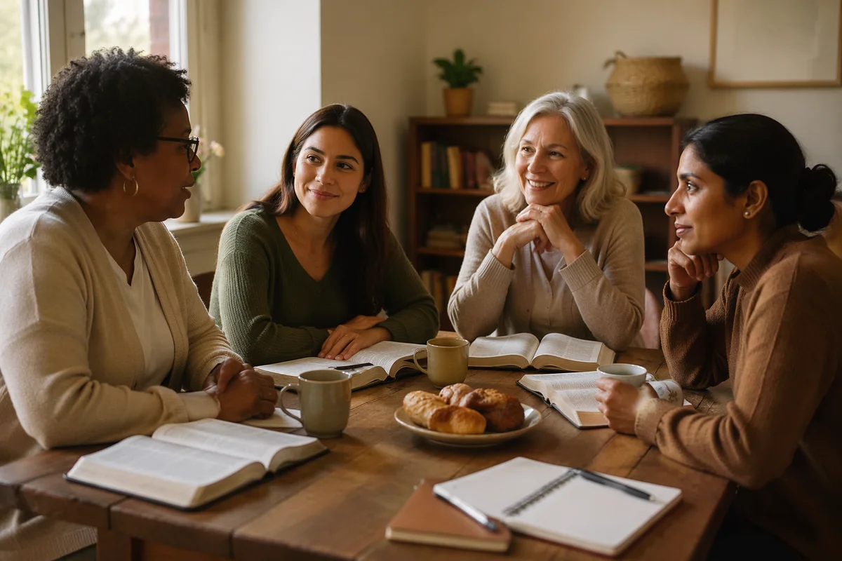 Women Bible Study Over Coffee