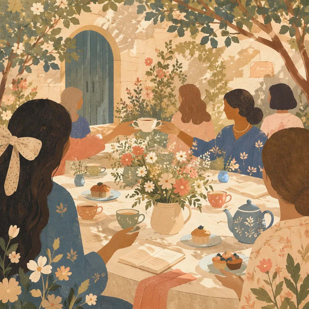 Womens Ministry Tea Fellowship Garden Gathering