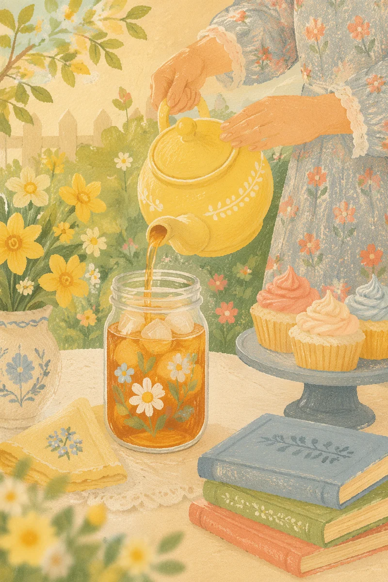 Womens Ministry Garden Tea Fellowship Table