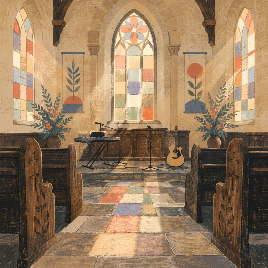Quiet Worship Team Rehearsal Sanctuary