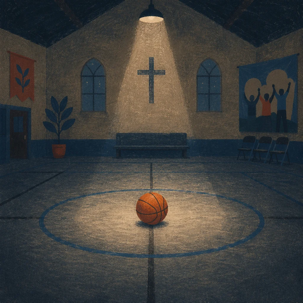 Basketball at Church Youth Game Night