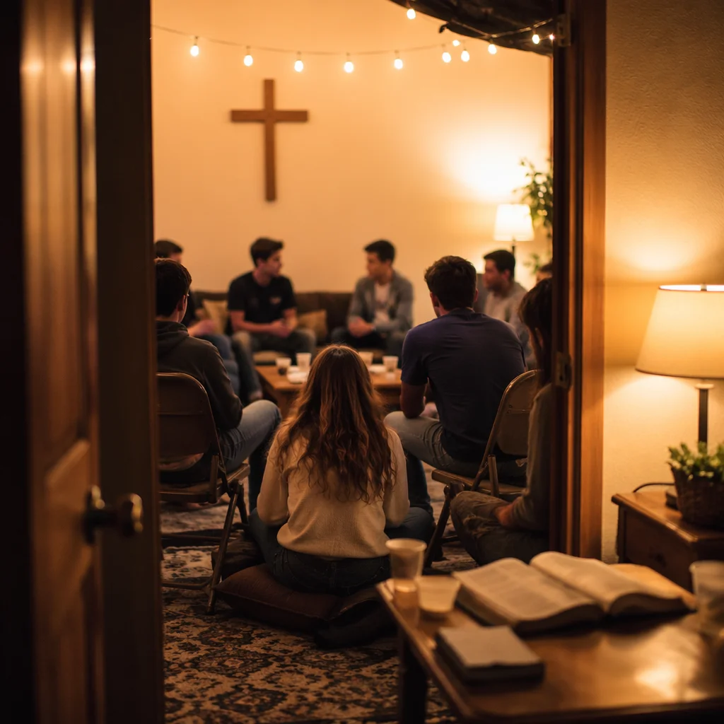 Youth Group Fellowship in Warm Church Hall
