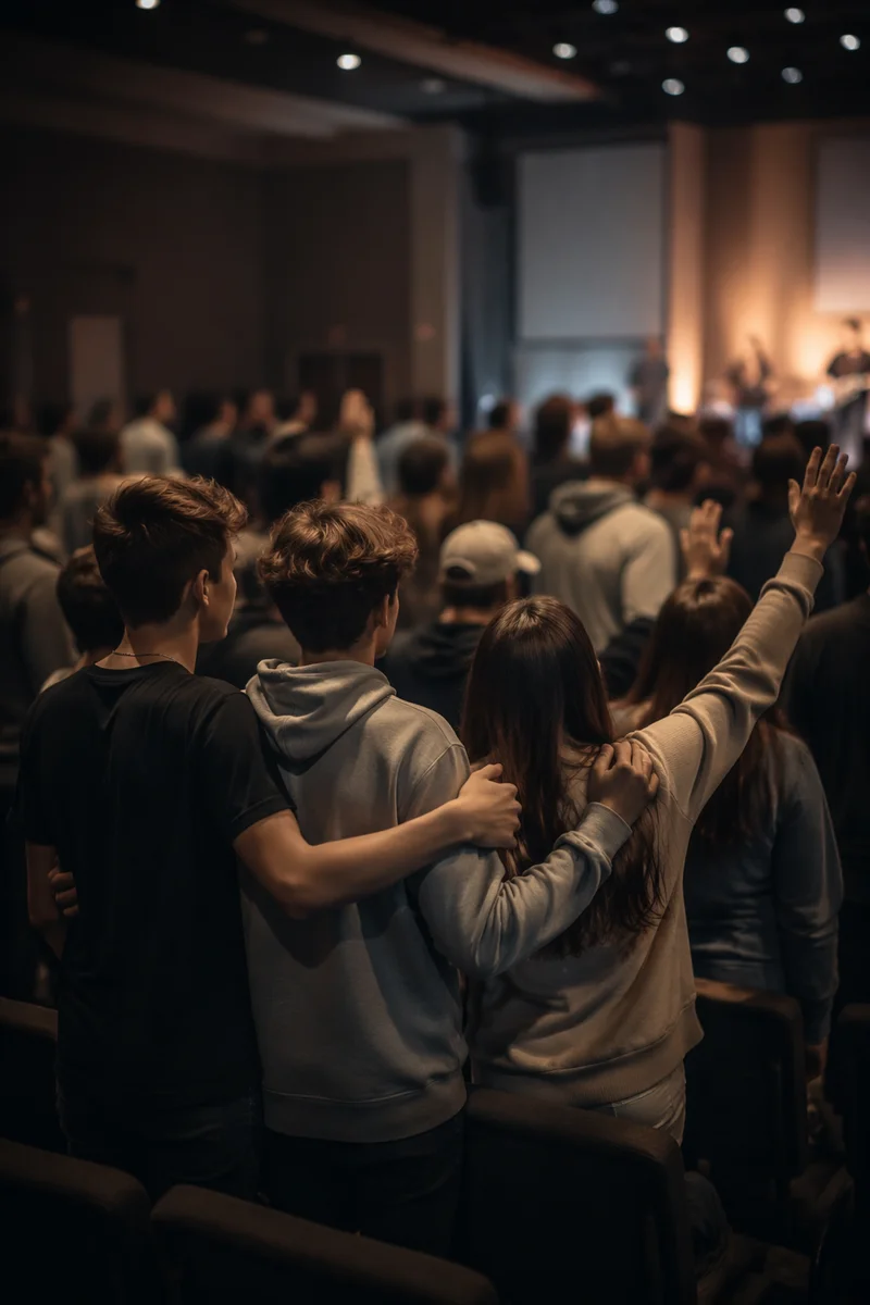 Teen Youth Group Worship Gathering