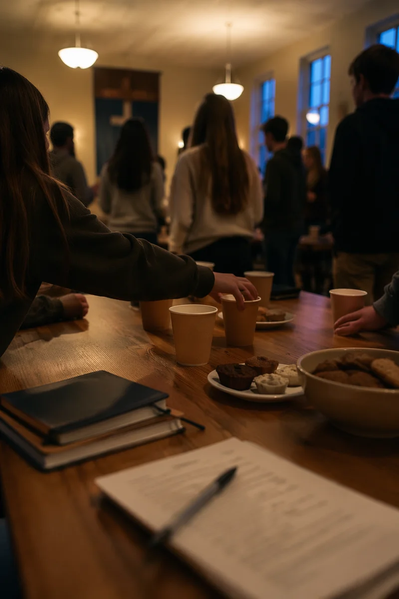 Teens Gathering After Church Youth Group