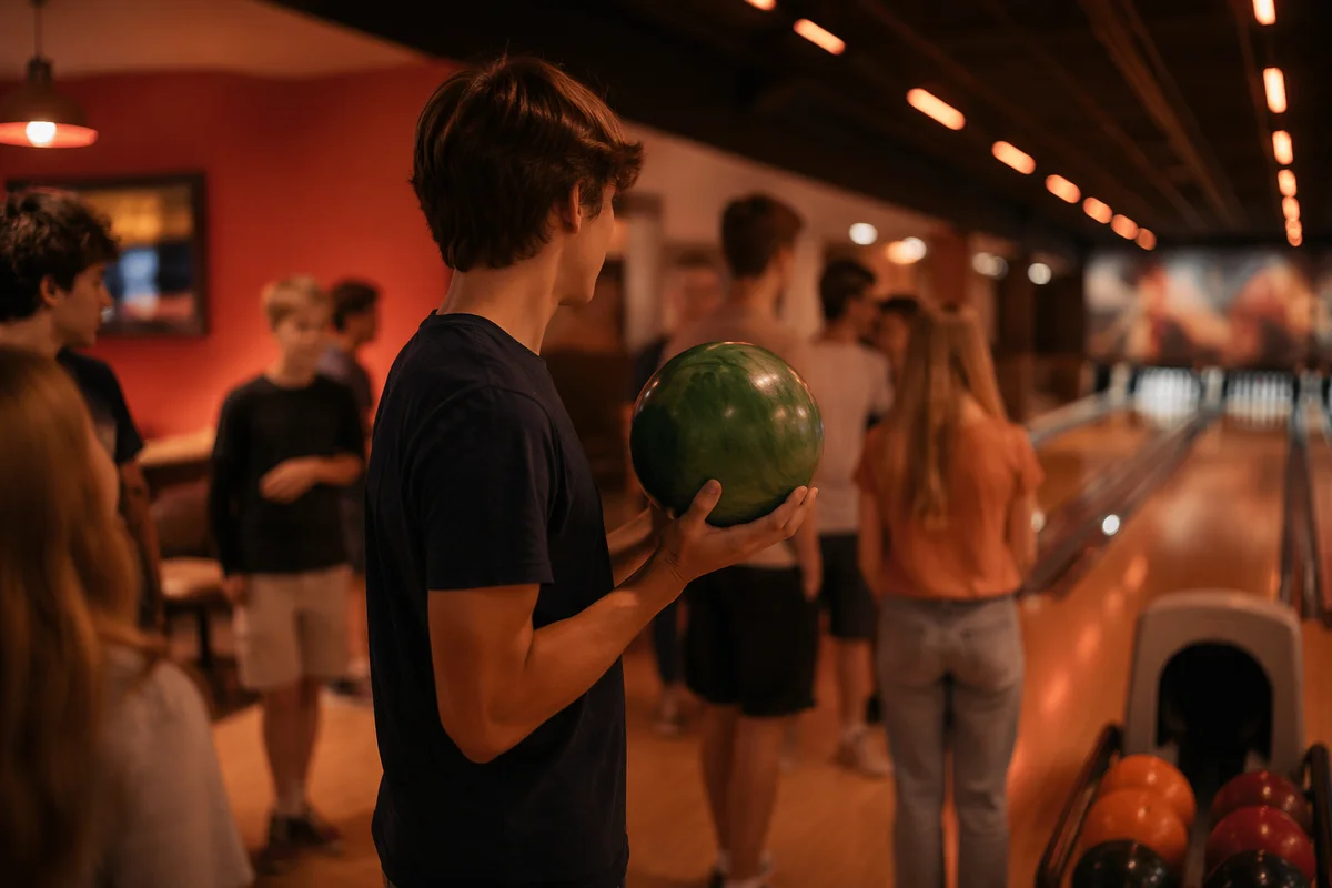 Church Youth Bowling Night Gathering