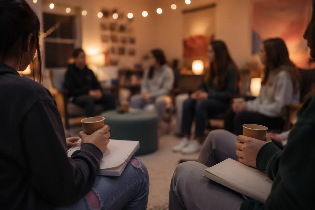 Youth Group Fellowship in Warm Church Room