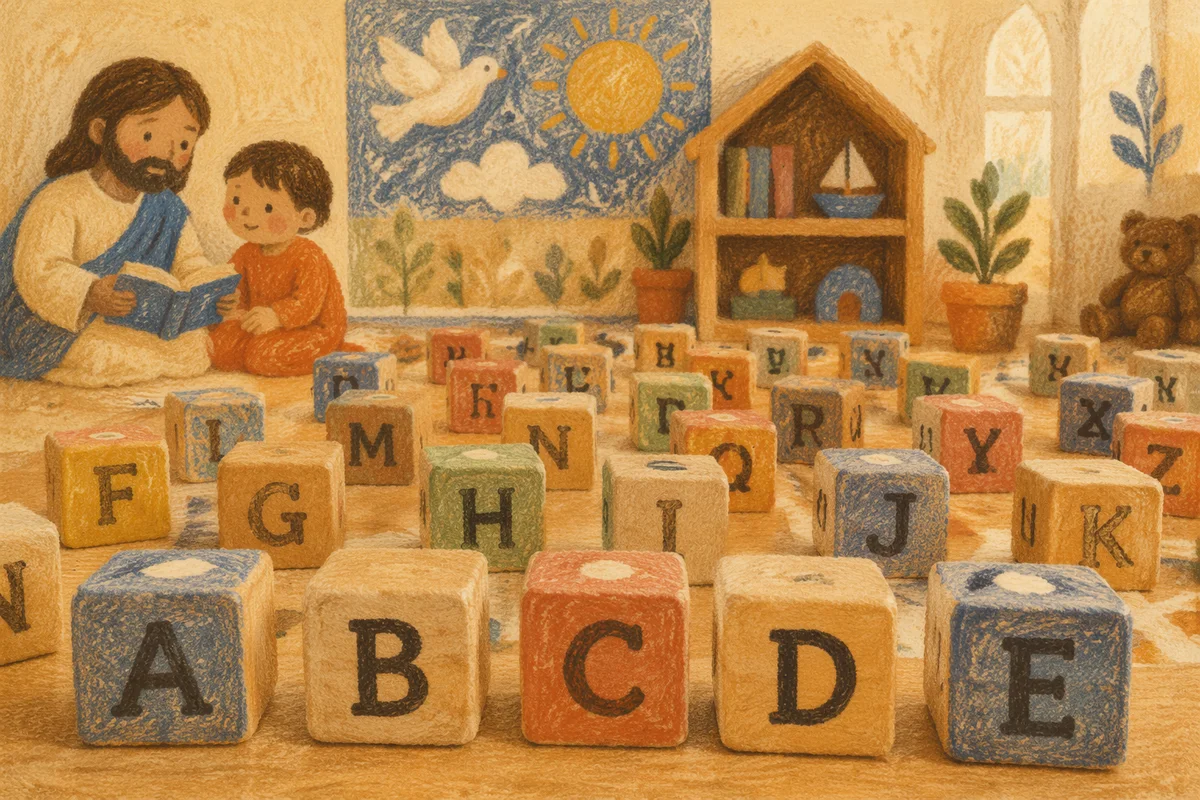 Colorful Wooden ABC Blocks for Early Learning