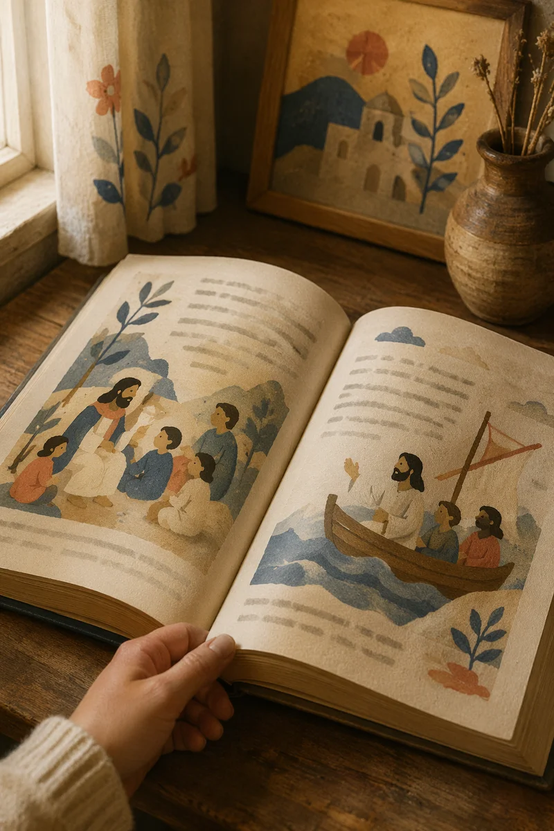Quiet Open Book Study Close Up
