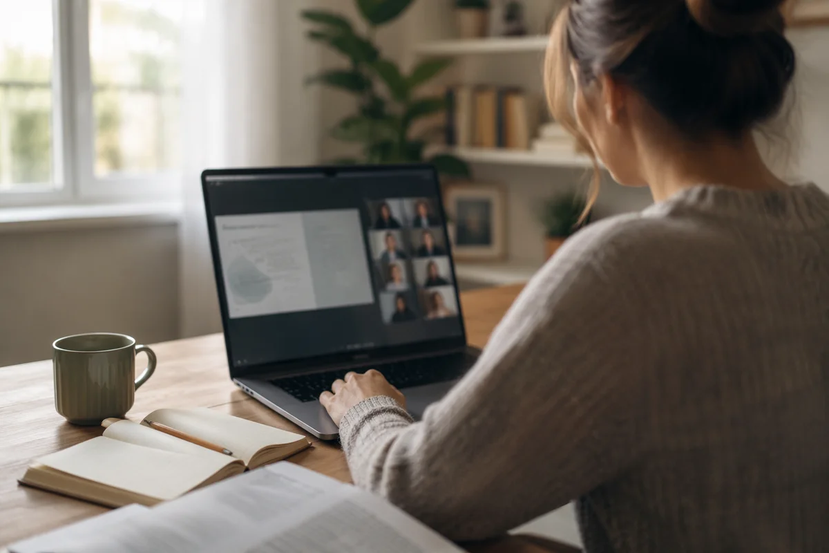 Calm Online Learning Home Study Desk