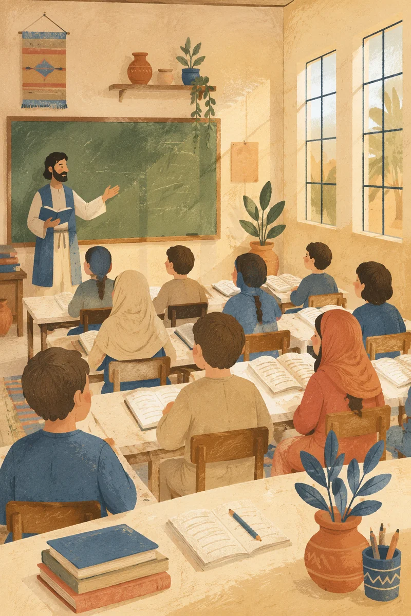 Warm Classroom Learning with Students and Teacher