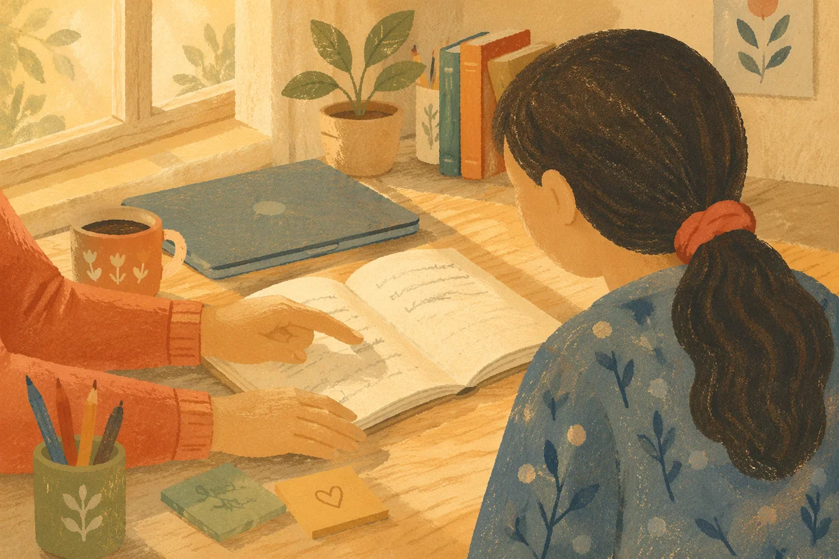 One-on-One Tutoring at Student Desk
