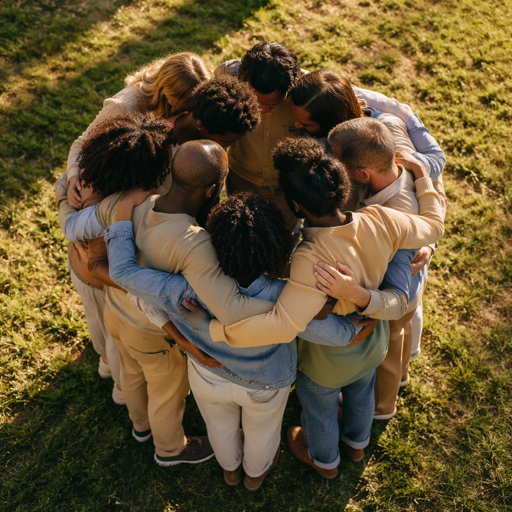 Circle of Belonging in Golden Light