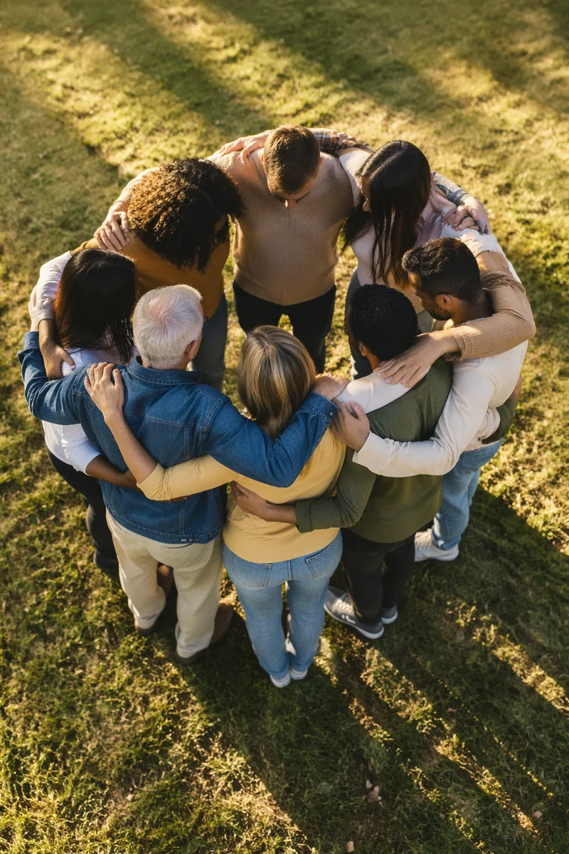 Circle of Belonging in Golden Light