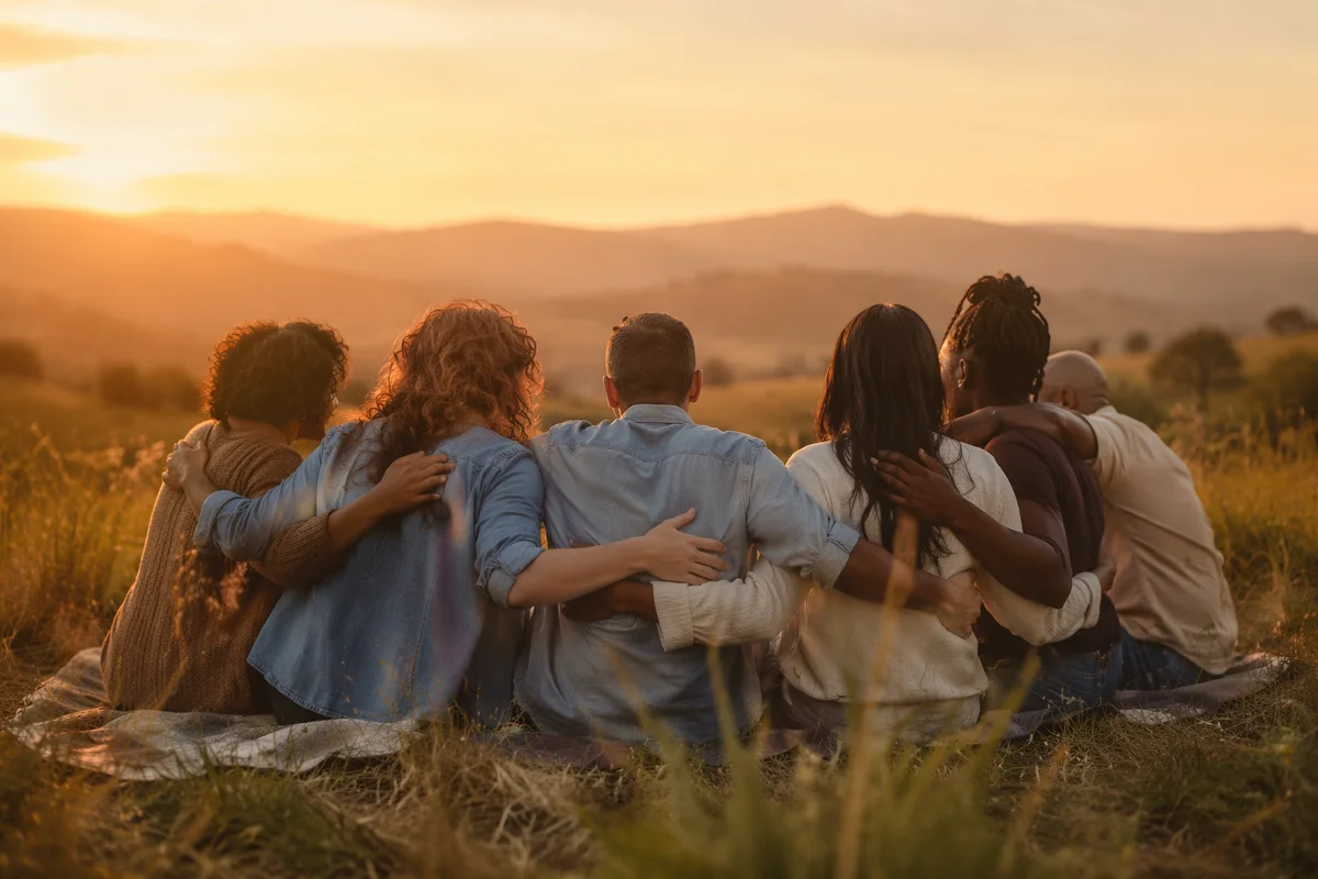 Circle of Belonging at Golden Hour