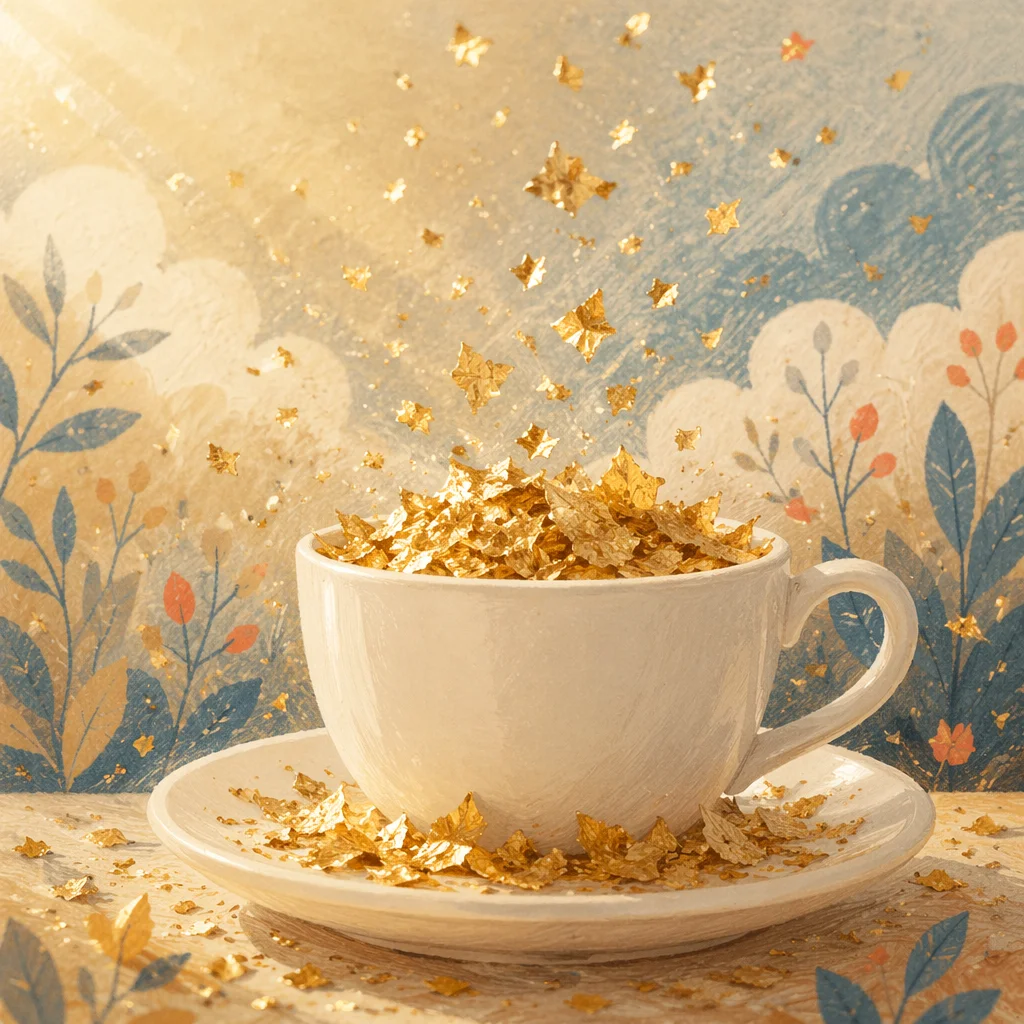 Overflowing Blessing Cup in Golden Light
