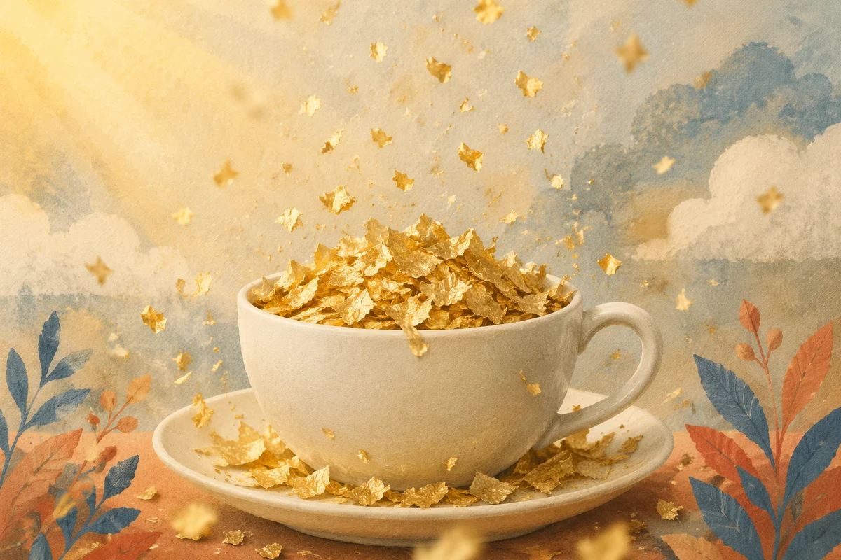 Overflowing Golden Cup of Quiet Blessing