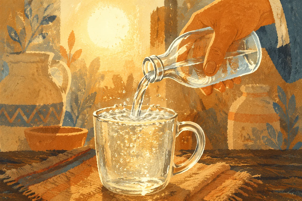 Overflowing Cup in Golden Blessing Light