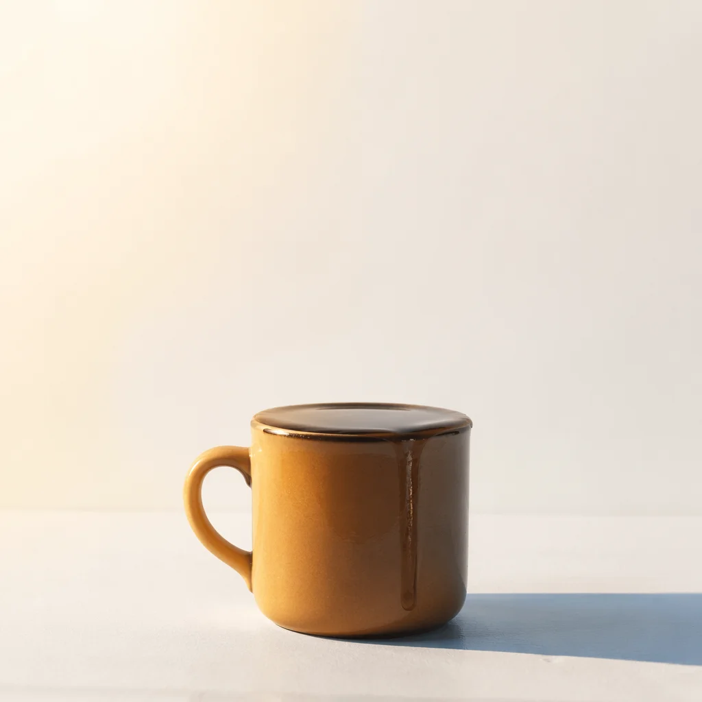 Overflowing Cup in Golden Morning Light