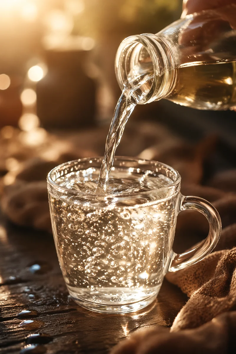 Overflowing Cup in Golden Blessing Light