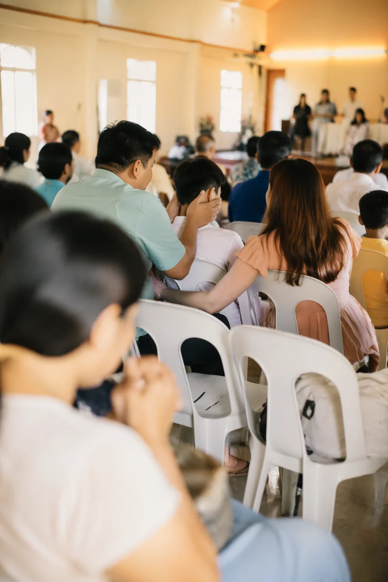 Joyful Baptism Celebration in Church Community