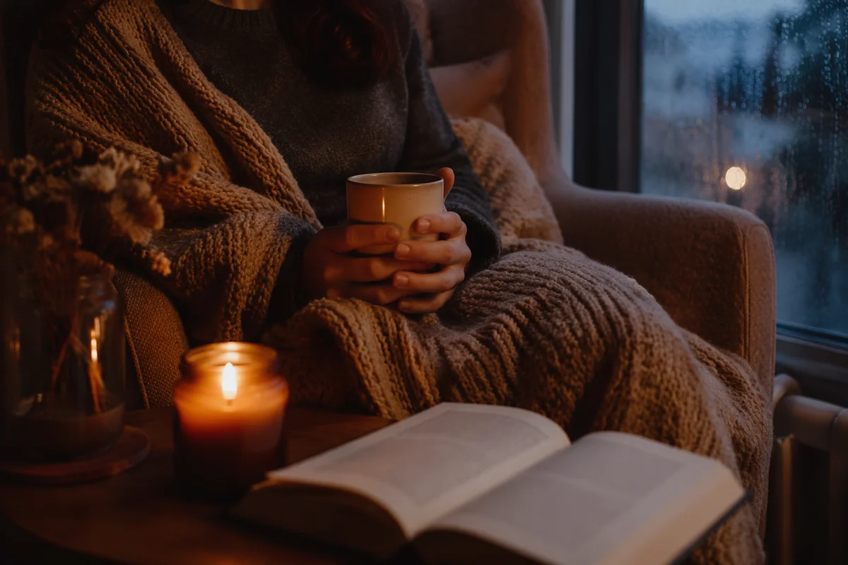 Warm Blanket Comfort by Candlelight