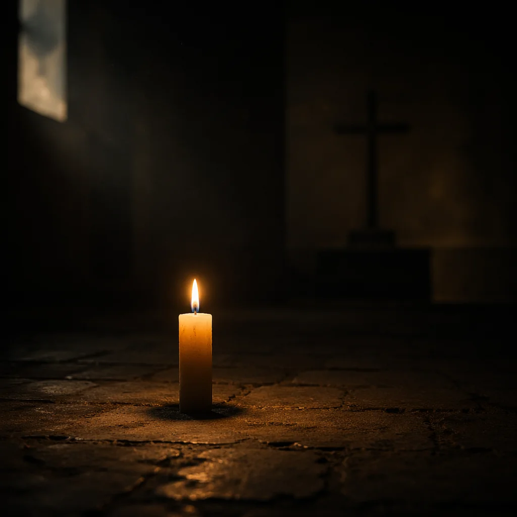 Courageous Candlelight in a Dark Chapel