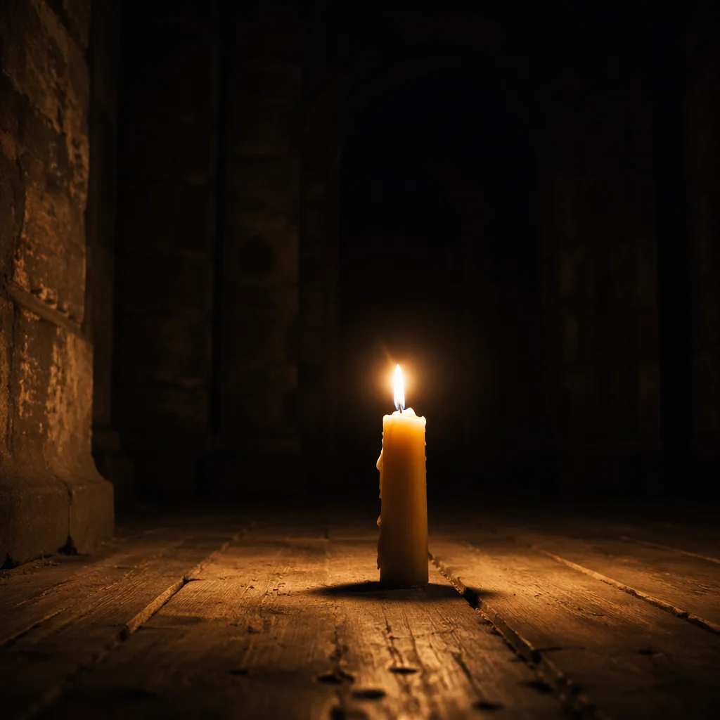 Courageous Candlelight in a Dark Chapel