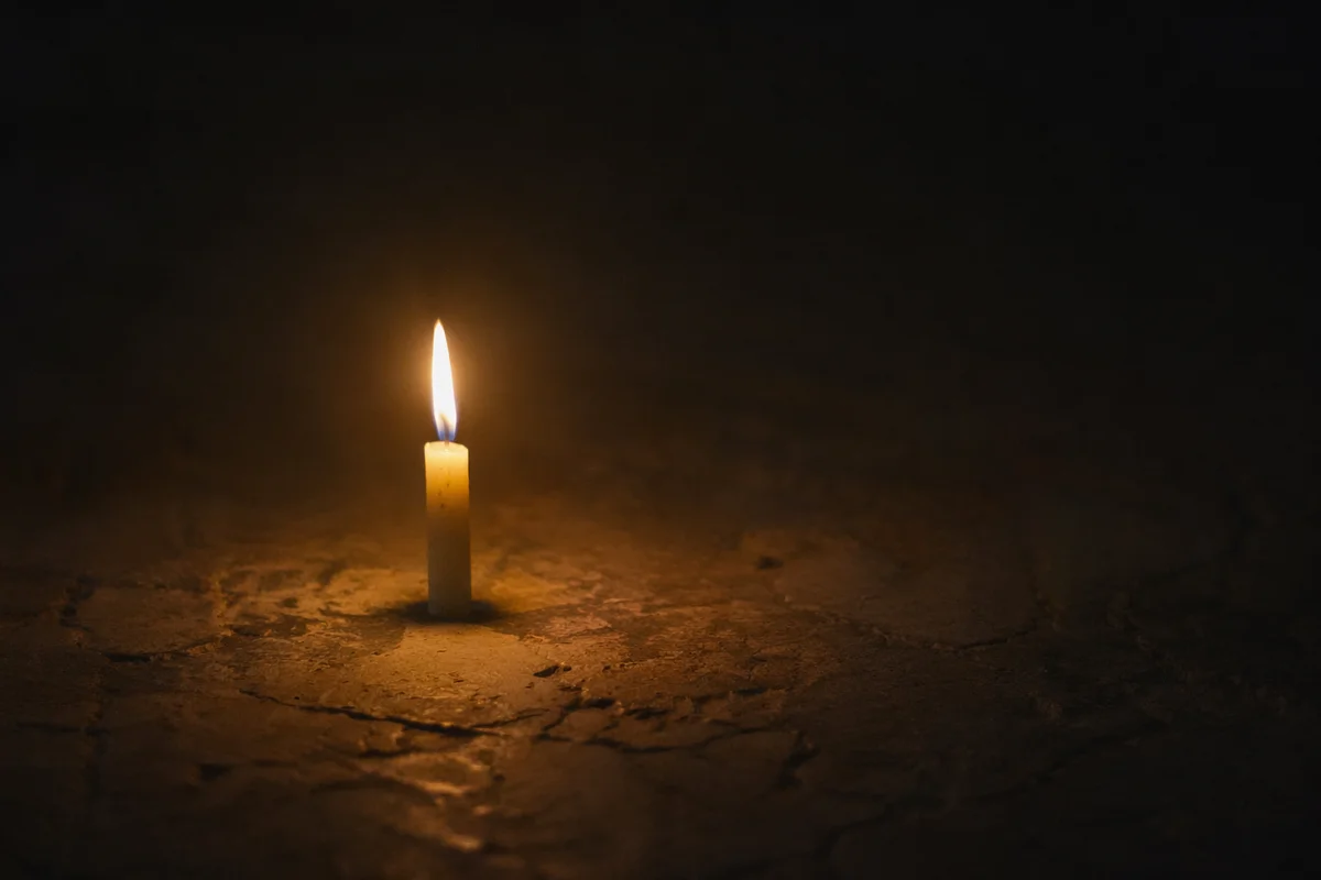 Courageous Candle in Vast Darkness