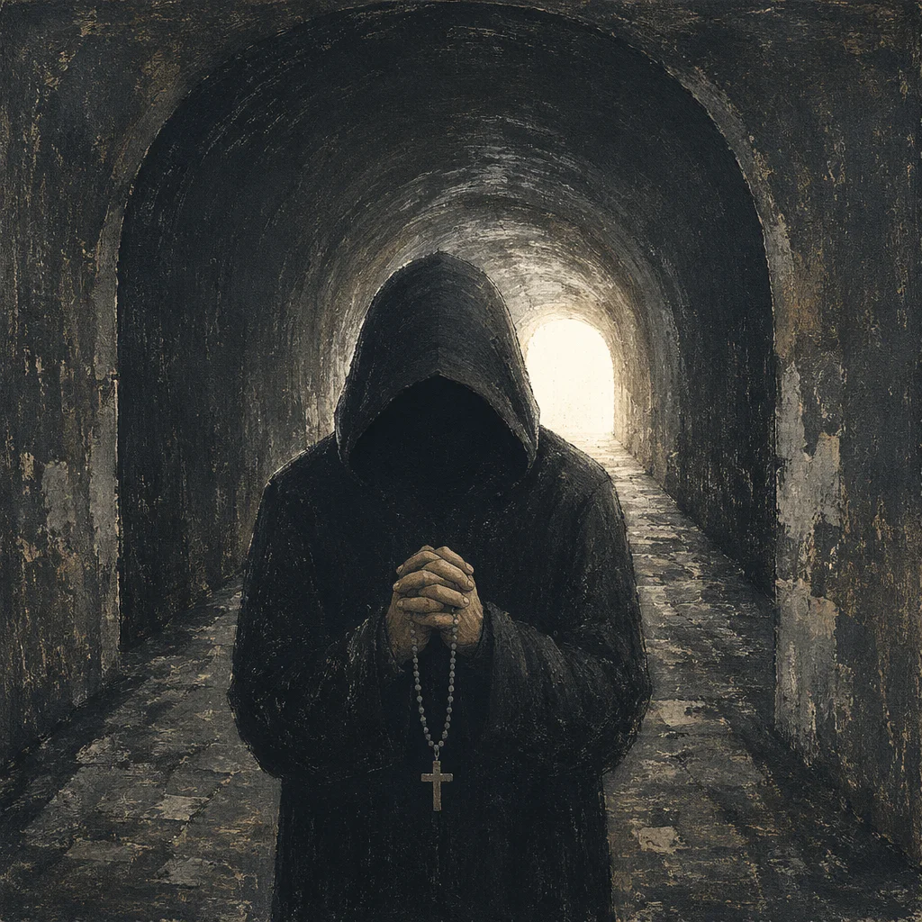Hope Beyond Depression in Dark Tunnel