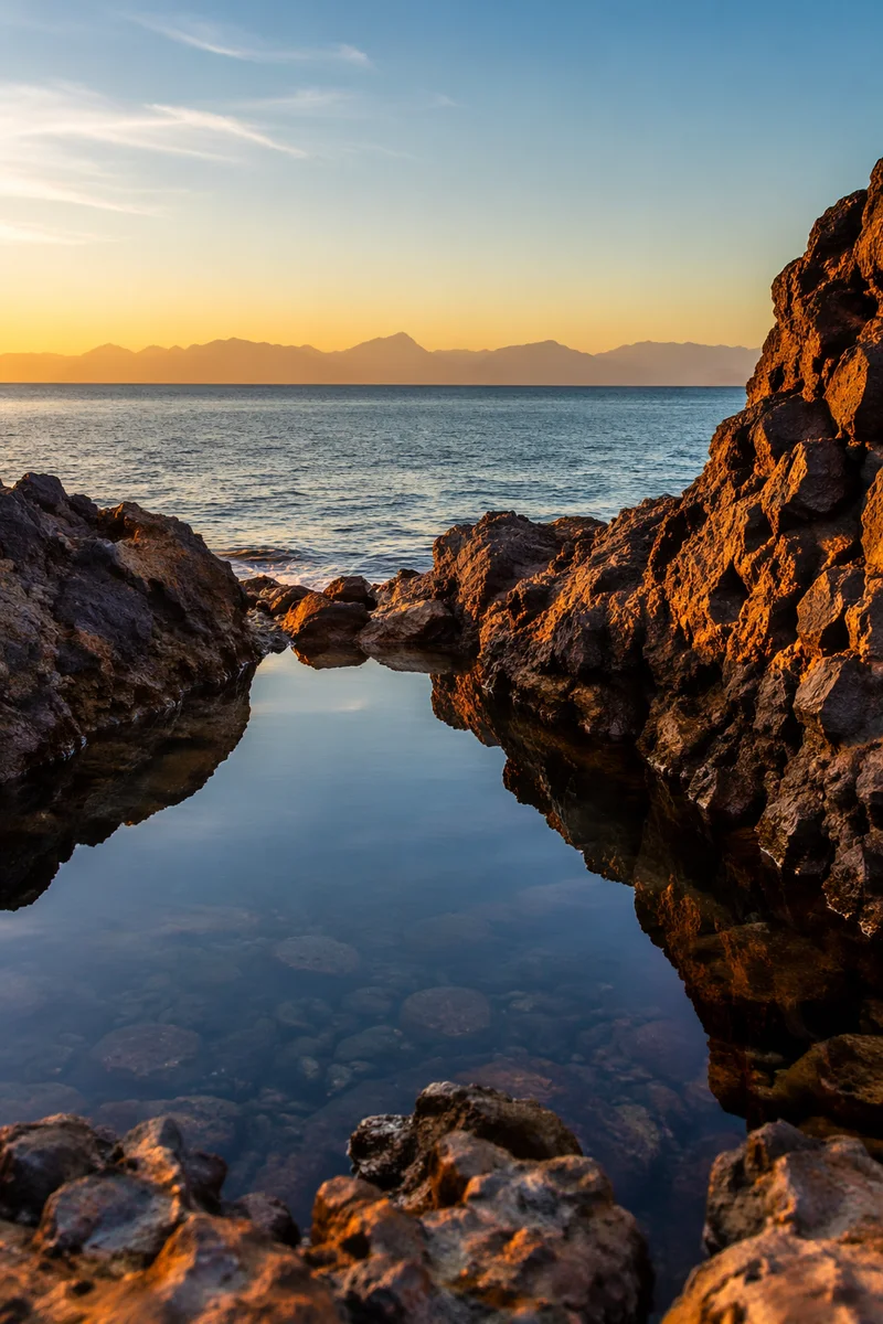 Eternal Life Sunrise Over Endless Ocean