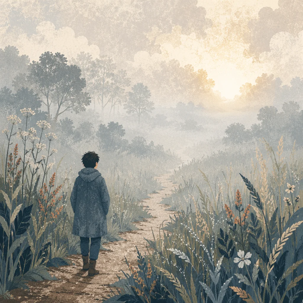 Faith Step Into the Unknown Fog
