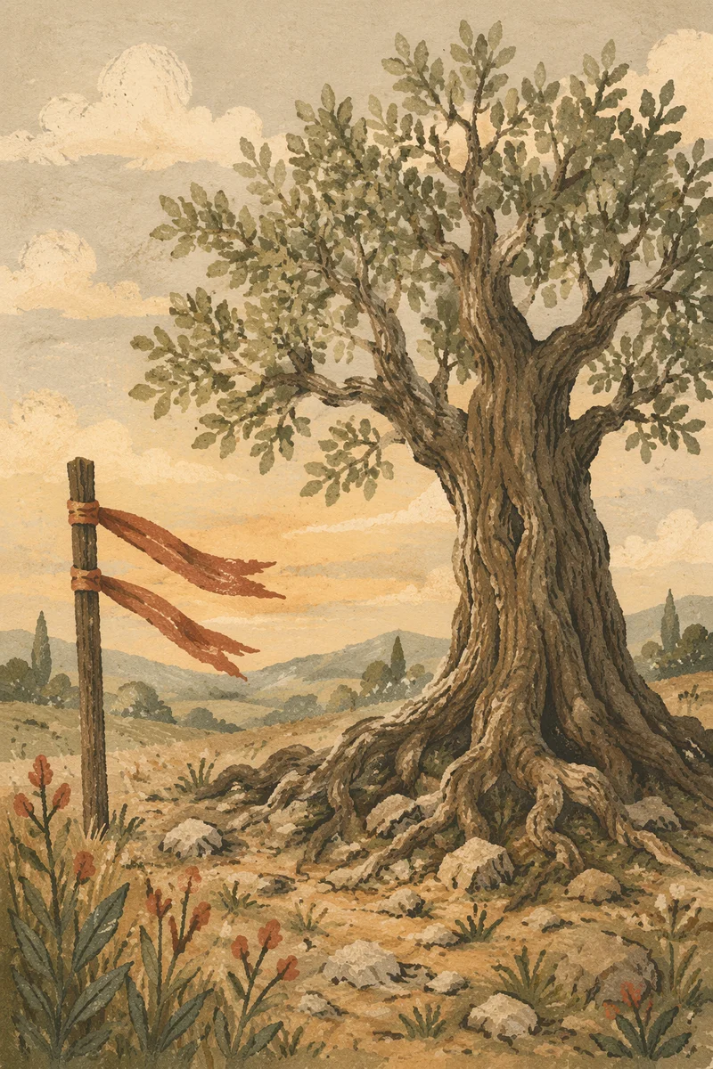 Faithful Ancient Tree with Deep Roots