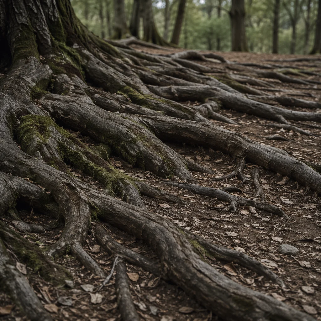 Ancient Tree Roots Symbolizing Faithfulness