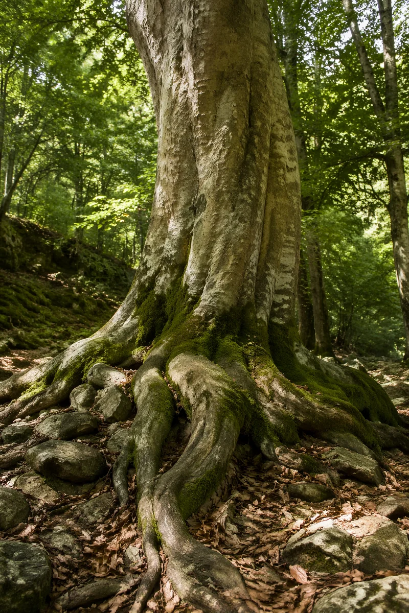 Faithful Ancient Tree with Deep Roots