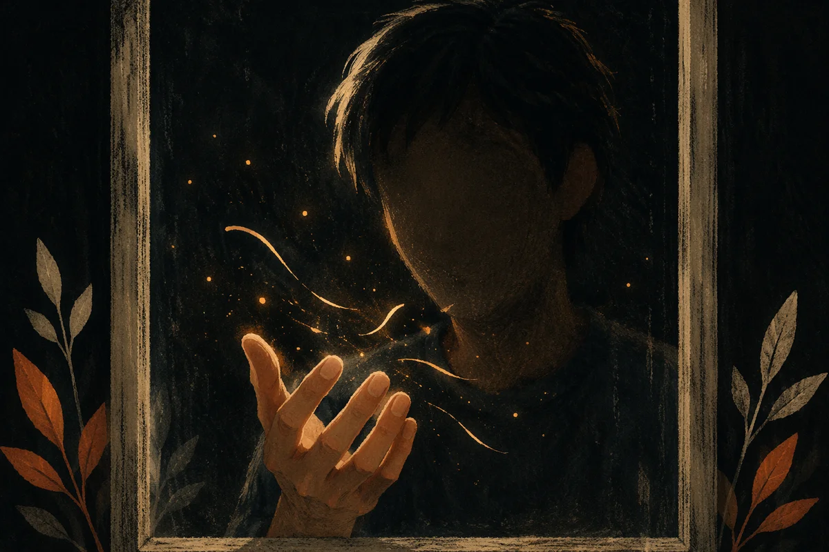 Forgiveness Hand Releasing Golden Light