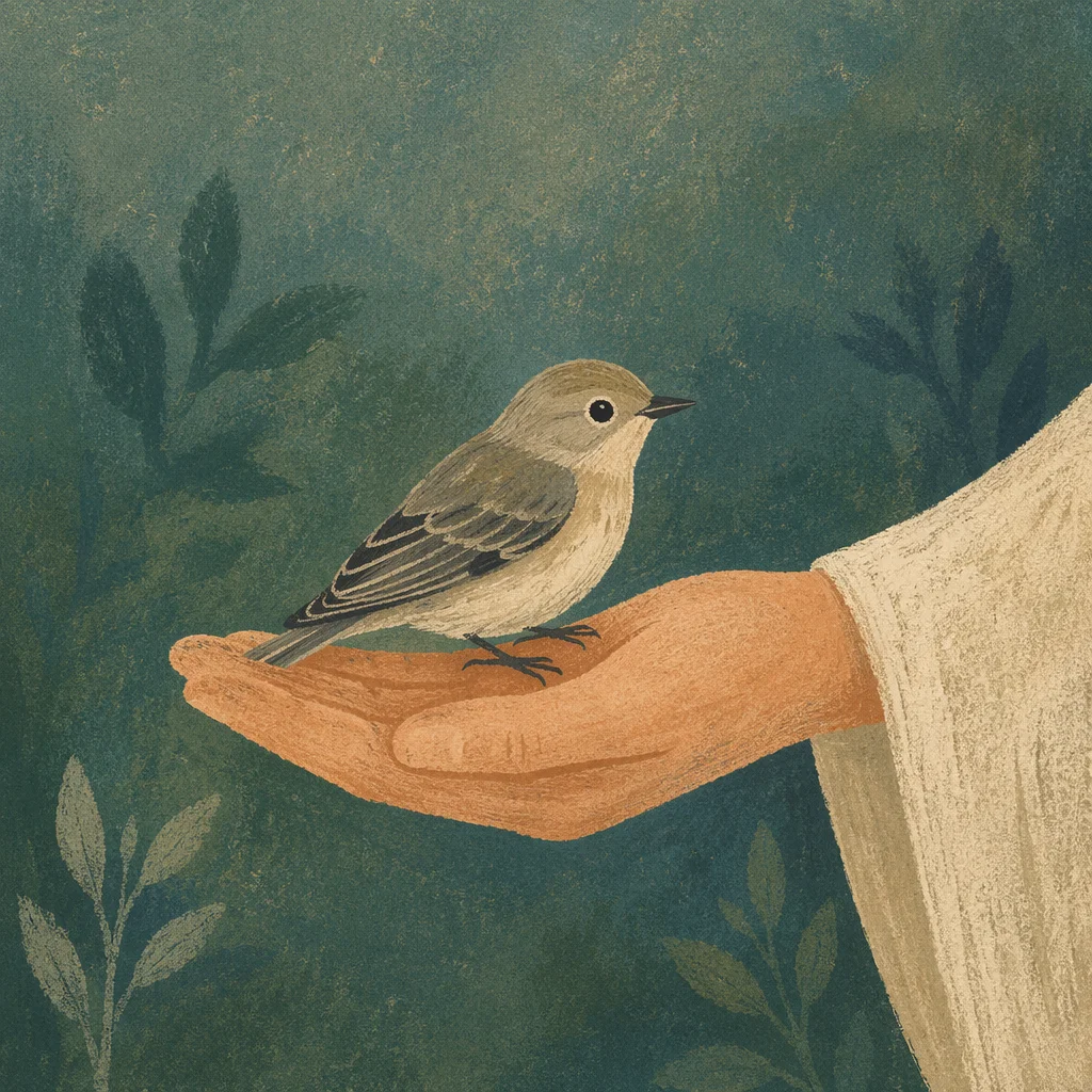 Gods Love Holding a Fragile Songbird