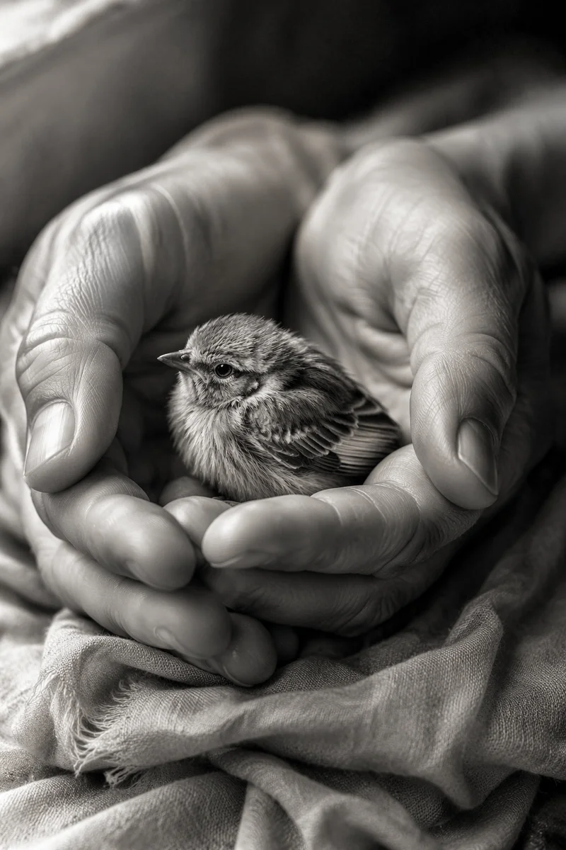 God's Love in Gentle Cradling Hands