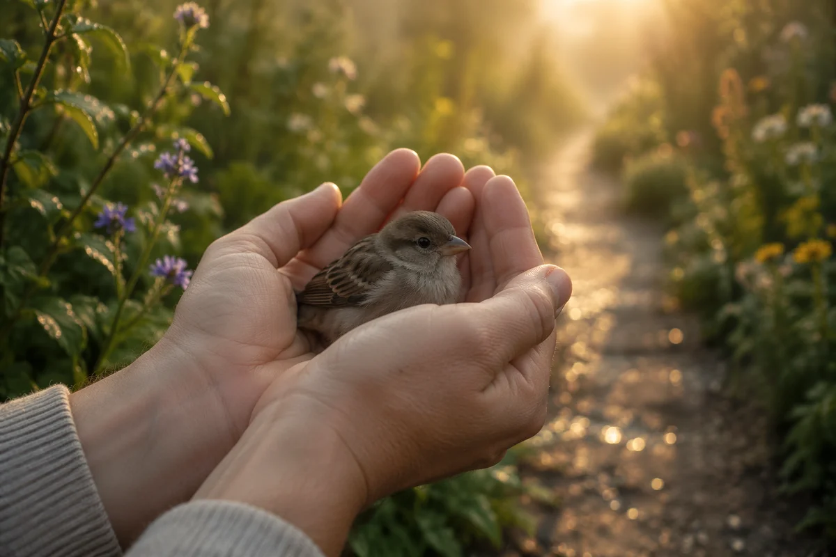 Gods Love in Gentle Hands
