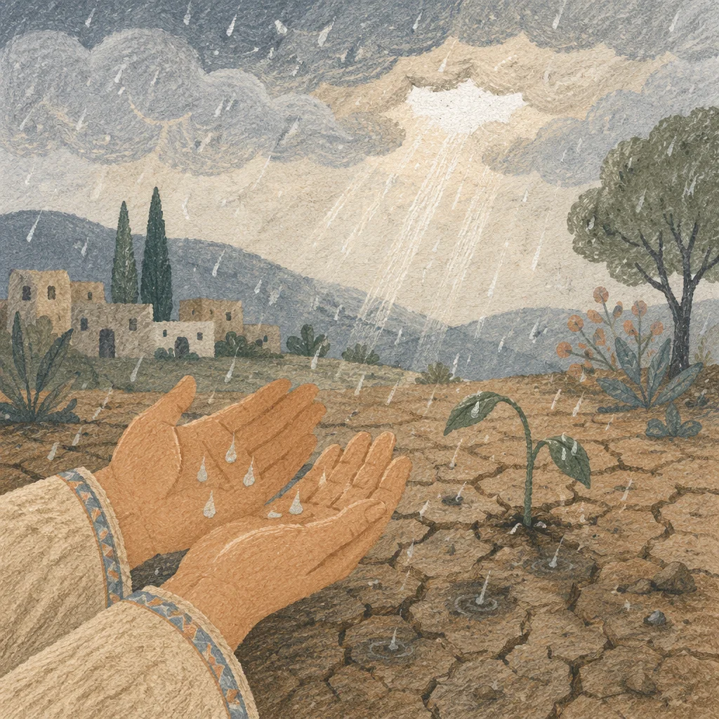 Grace Rain on Parched Earth
