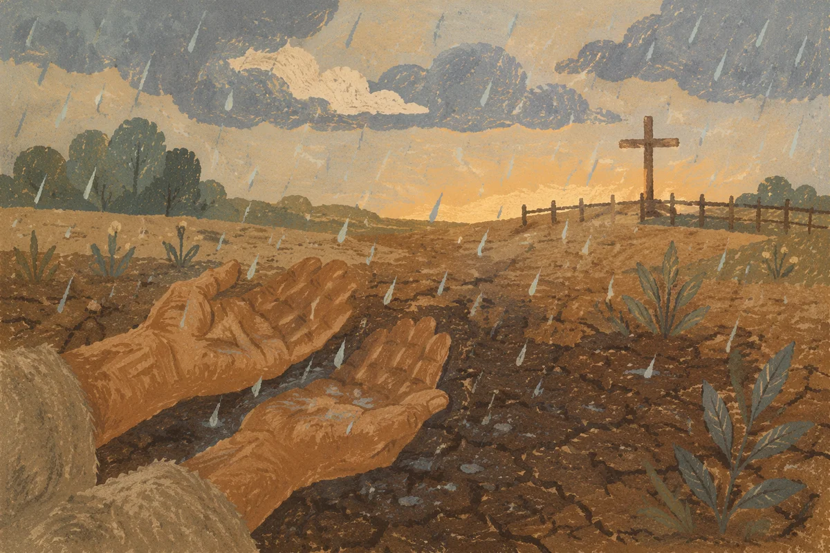 Grace Rain Falling on Dry Earth