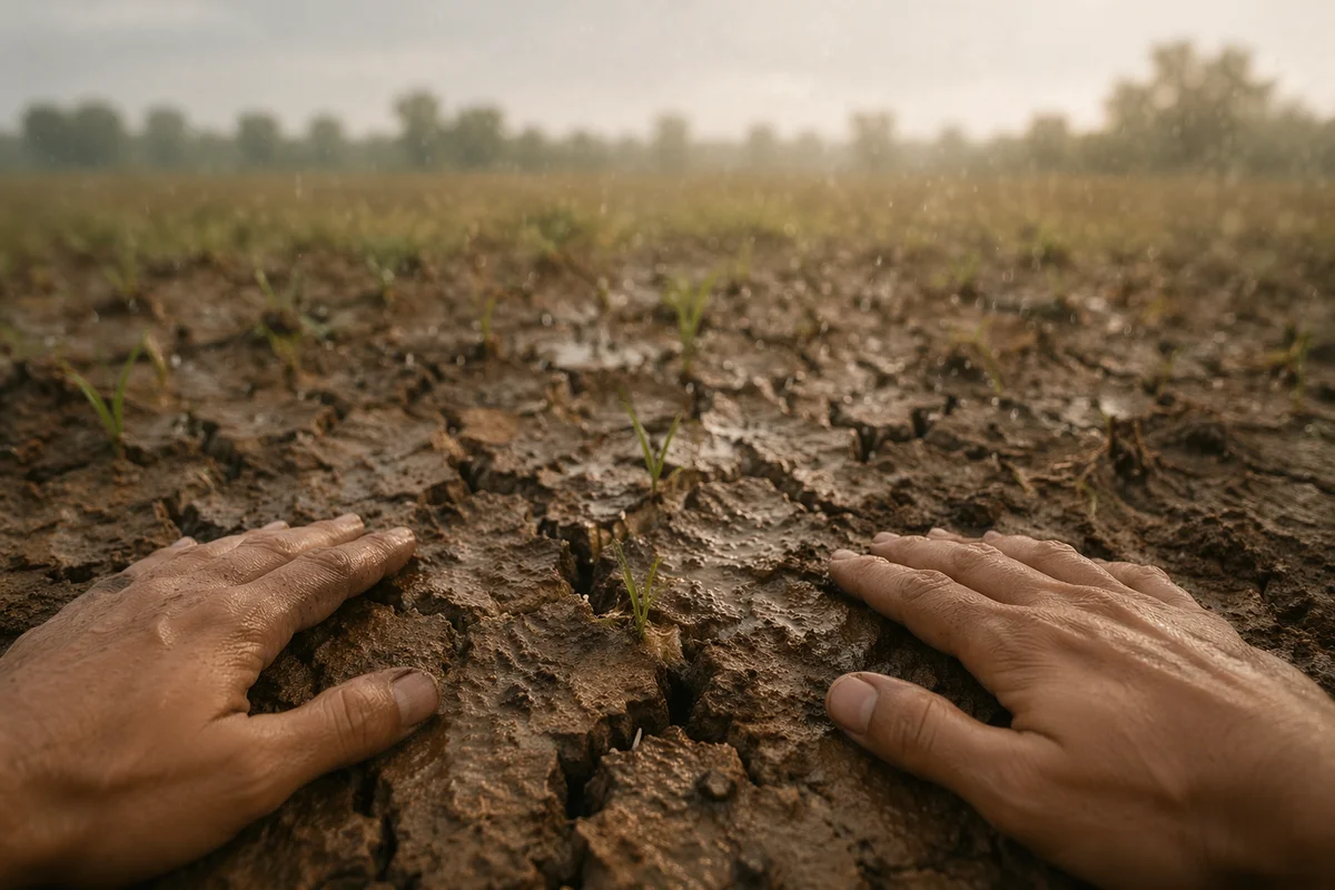 Grace Rain Renewing Cracked Earth