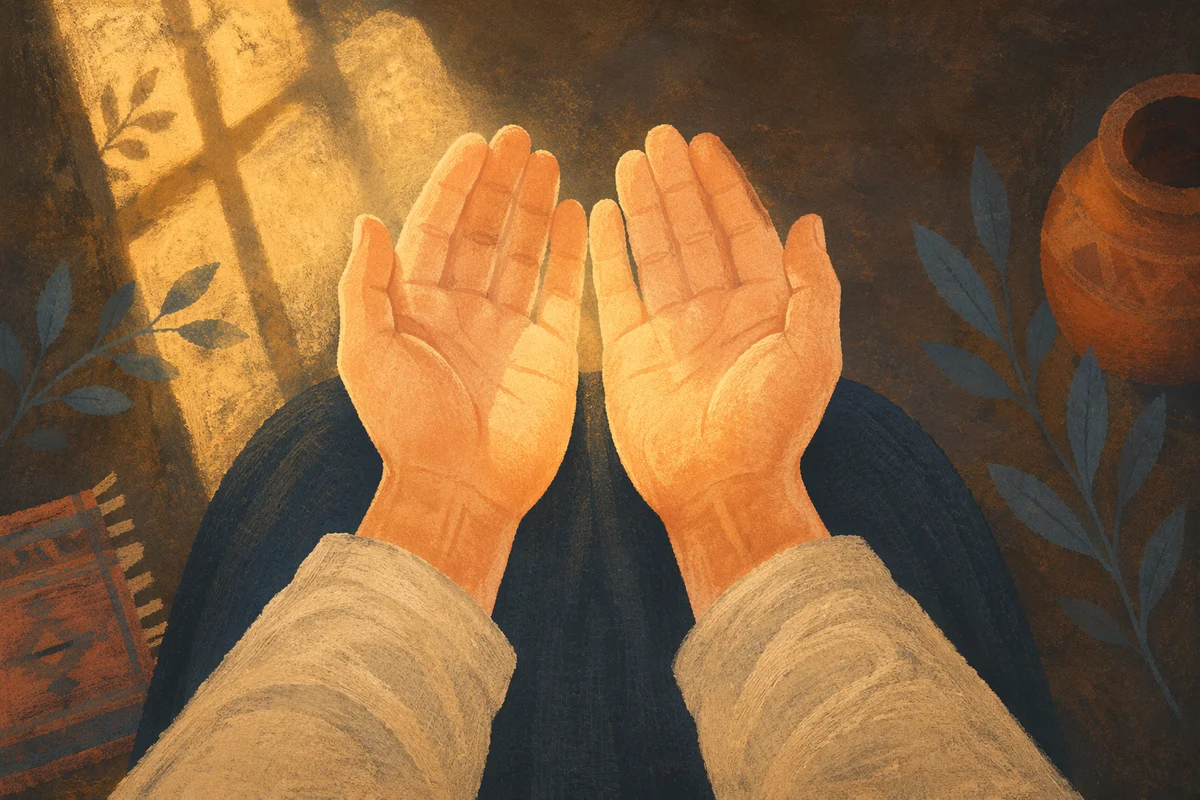 Open Hands in Warm Sunlight